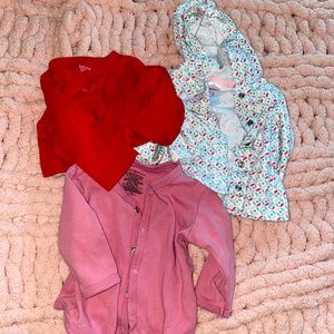 Bundle of 3 baby cardigans